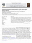 Research paper thumbnail of Gene expression analysis defines differences between region-specific GABAergic neurons