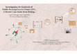 Research paper thumbnail of Investigating the rationale of public participation in China’s environmental impact assessment. A recent case study from Beijing (CHEW Conference)