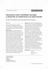 Research paper thumbnail of Asociación entre morbilidad neonatal y desarrollo en pretérminos a la edad escolar