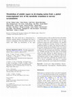 Research paper thumbnail of Metabolism of soluble sugars in developing melon fruit: a global transcriptional view of the metabolic transition to sucrose accumulation