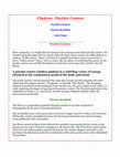 Research paper thumbnail of Chakra & Kundalini Workbook