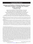 Research paper thumbnail of Outcomes and Predictors of Perinatal Mortality in Fetuses with Ebstein Anomaly or Tricuspid Valve Dysplasia in the Current Era: A Multi-Center Study