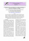 Research paper thumbnail of DETERMINING THE RELATIONSHIP BETWEEN ORDER OF PREFERENCE OF FOOD AND CONSUMPTION FREQUENCY OF INDIVIDUALS HAVING INTELLECTUAL DISABILITY IN TURKEY