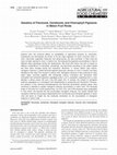 Research paper thumbnail of Genetics of Flavonoid, Carotenoid, and Chlorophyll Pigments in Melon Fruit Rinds