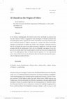 Research paper thumbnail of Al-Ghazālī on the Origins of Ethics