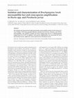 Research paper thumbnail of Isolation and characterization of Brachymystax lenok microsatellite loci and cross-species amplification in Hucho spp. and Parahucho perryi