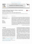 Research paper thumbnail of A 1 A 2 BO and Rh gene frequencies among six populations of Jammu and Kashmir, India