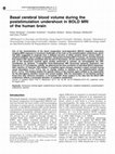 Research paper thumbnail of Basal cerebral blood volume during the poststimulation undershoot in BOLD MRI of the human brain