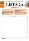 Research paper thumbnail of Gabarito lista 2a