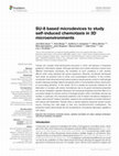 Research paper thumbnail of SU-8 Based Microdevices to Study Self-Induced Chemotaxis in 3D Microenvironments