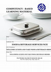 Research paper thumbnail of welcome guests and take food and beverage orders