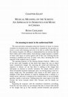 Research paper thumbnail of MUSICAL MEANING ON THE SCREEN: AN APPROACH TO SEMIOTICS FOR MUSIC IN CINEMA On meaning in music in the audiovisual field