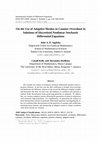 Research paper thumbnail of On the use of adaptive meshes to counter overshoot in solutions of discretised nonlinear stochastic differential equations