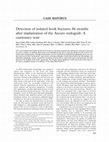 Research paper thumbnail of Detection of isolated hook fractures 36 months after implantation of the Ancure endograft: A cautionary note