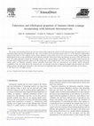 Research paper thumbnail of Fabrication and tribological properties of titanium nitride coatings incorporating solid lubricant microreservoirs