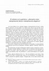 Research paper thumbnail of El milenio en la patrística: ¿alternativa entre interpretación literal e interpretación alegórica?