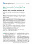 Research paper thumbnail of Conceptual understanding of social capital in a First Nations community: a social determinant of oral health in children