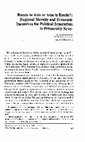 Research paper thumbnail of Russia in Asia or Asia in Russia?: Regional Identity and Economic Incentives for Political Separatism in Primorskiy Kray 1