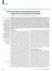 Research paper thumbnail of Neuroimaging in amyotrophic lateral sclerosis: insights into structural and functional changes