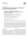 Research paper thumbnail of Is %ΔSUVmax a Useful Indicator of Survival in Patients with Advanced Nonsmall-Cell Lung Cancer?