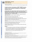 Research paper thumbnail of A patient carrying a homozygous p.A382T TARDBP missense mutation shows a syndrome including ALS, extrapyramidal symptoms, and FTD