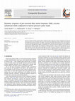 Research paper thumbnail of Dynamic response of pre-stressed fibre metal laminate (FML) circular cylindrical shells subjected to lateral pressure pulse loads