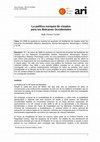 Research paper thumbnail of La politica europea de visados para los Balcanes Occidentales