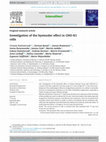 Research paper thumbnail of Investigation of the bystander effect in CHO-K1 cells