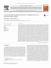 Research paper thumbnail of A numerical model of pulsatile blood flow in compliant arteries of a truncated vascular system