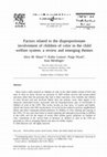 Research paper thumbnail of Factors related to the disproportionate involvement of children of color in the child welfare system: a review and emerging themes