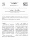 Research paper thumbnail of A methodology for design of environmentally optimal buildings by variable grouping