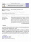 Research paper thumbnail of Preserving positivity in solutions of discretised stochastic differential equations