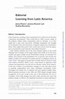 Research paper thumbnail of Learning from Latin America