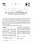 Research paper thumbnail of A novel effective hydration of carbon monoxide in liquid phase by a water-soluble ruthenium complex catalyst at moderate pressures in aqueous medium