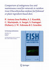 Research paper thumbnail of Comparison of endogenous loss and maintenance need for minerals in rainbow trout (Oncorhynchus mykiss) fed fishmeal or plant ingredient-based diets