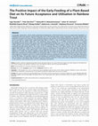 Research paper thumbnail of Early-feeding exposure to a plant-based diet improves its future acceptance and utilization in rainbow trout