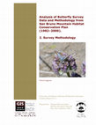 Research paper thumbnail of Analysis of Butterfly Survey Data and Methodology from San Bruno Mountain Habitat Conservation Plan