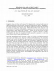 Research paper thumbnail of Red Wells or Green Wells and Does It Matter? Examining Household Use of Arsenic-contaminated Water in Bangladesh