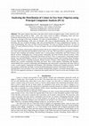 Research paper thumbnail of Analyzing the Distribution of Crimes in Oyo State (Nigeria) using Principal Component Analysis (PCA)