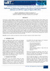 Research paper thumbnail of Application of Multivariate Analysis on the Effects of World Development Indicators on GDP Per Capita of Nigeria (1981-2013)