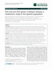 Research paper thumbnail of HLA and non-HLA genes in Behçet’s disease: a multicentric study in the Spanish population