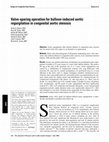 Research paper thumbnail of Valve-sparing operation for balloon-induced aortic regurgitation in congenital aortic stenosis