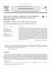 Research paper thumbnail of Power-use in cooperative competition: A power-dependence model and an empirical test of network structure and geographic mobility