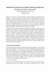 Research paper thumbnail of Teaching Advanced Students to Construct Proofs, longer version. Shorter version appeared in O. Figueras, J. L. Cortina, S. Alatorre, T. Rojano, & A. Sepulveda (Eds.), Proceedings of the Joint Meeting of PME 32 and PME-NA XXX (p. I-305), 2008.