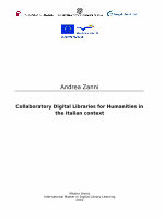 Research paper thumbnail of Collaboratory Digital Libraries for Humanities in the Italian context