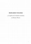 Research paper thumbnail of San Bernardo Tolomei, Cantagalli, Siena 2009. TRADUCCIÓN ESPAÑOLA