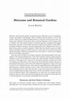 Research paper thumbnail of Museums and Botanical Gardens