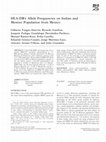 Research paper thumbnail of HLA-DR4 allele frequencies on Indian and Mestizo population from Mexico