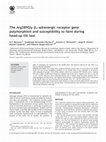 Research paper thumbnail of The Arg389Gly b1-adrenergic receptor gene polymorphism and susceptibility to faint during head-up tilt test