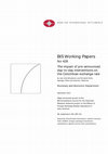 Research paper thumbnail of The Impact of Pre-announced Day-to-day Interventions on the Colombian Exchange Rate